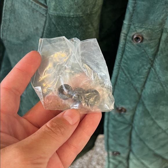 Vintage HEAVY coat! Leather / suede with warm lining - Picture 9 of 11